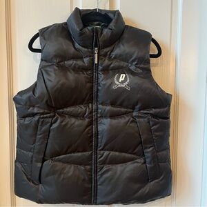 Prince Tennis Men’s Black puffer vest, size medium.